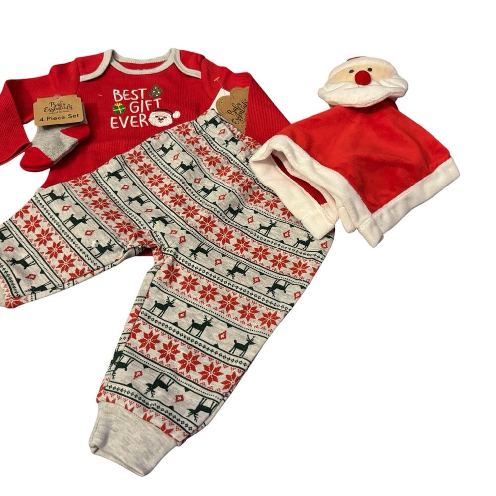 NWT 3M Baby Essentials 4 Piece Christmas Set